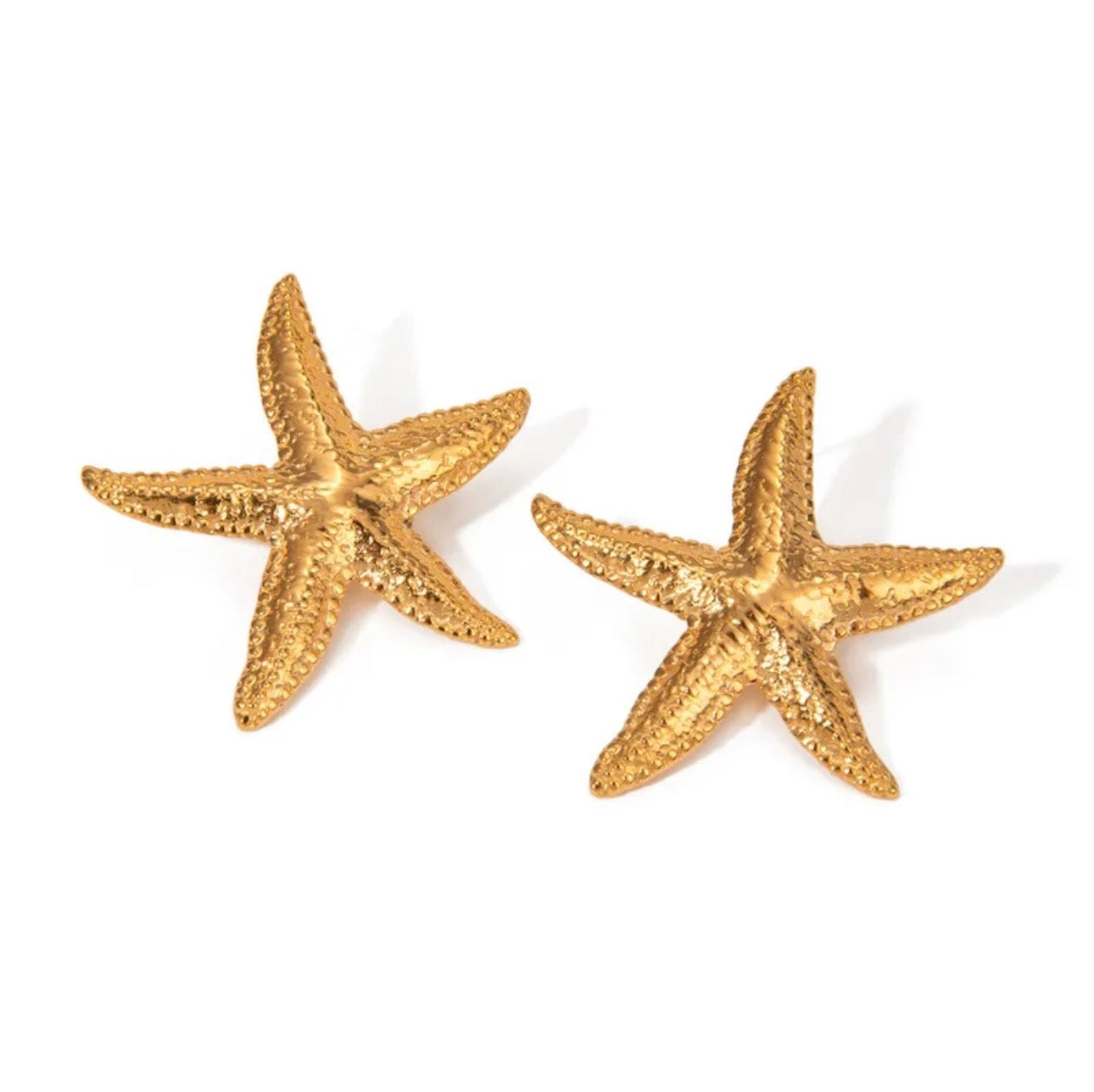 Earrings Starfish Gold